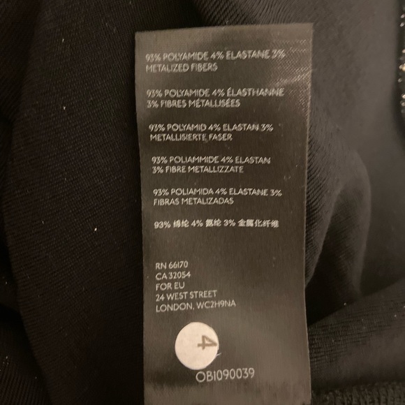 NWT Urban Outfitters Sparkly metallic skirt, elastic waistband with side zip! - Picture 7 of 11